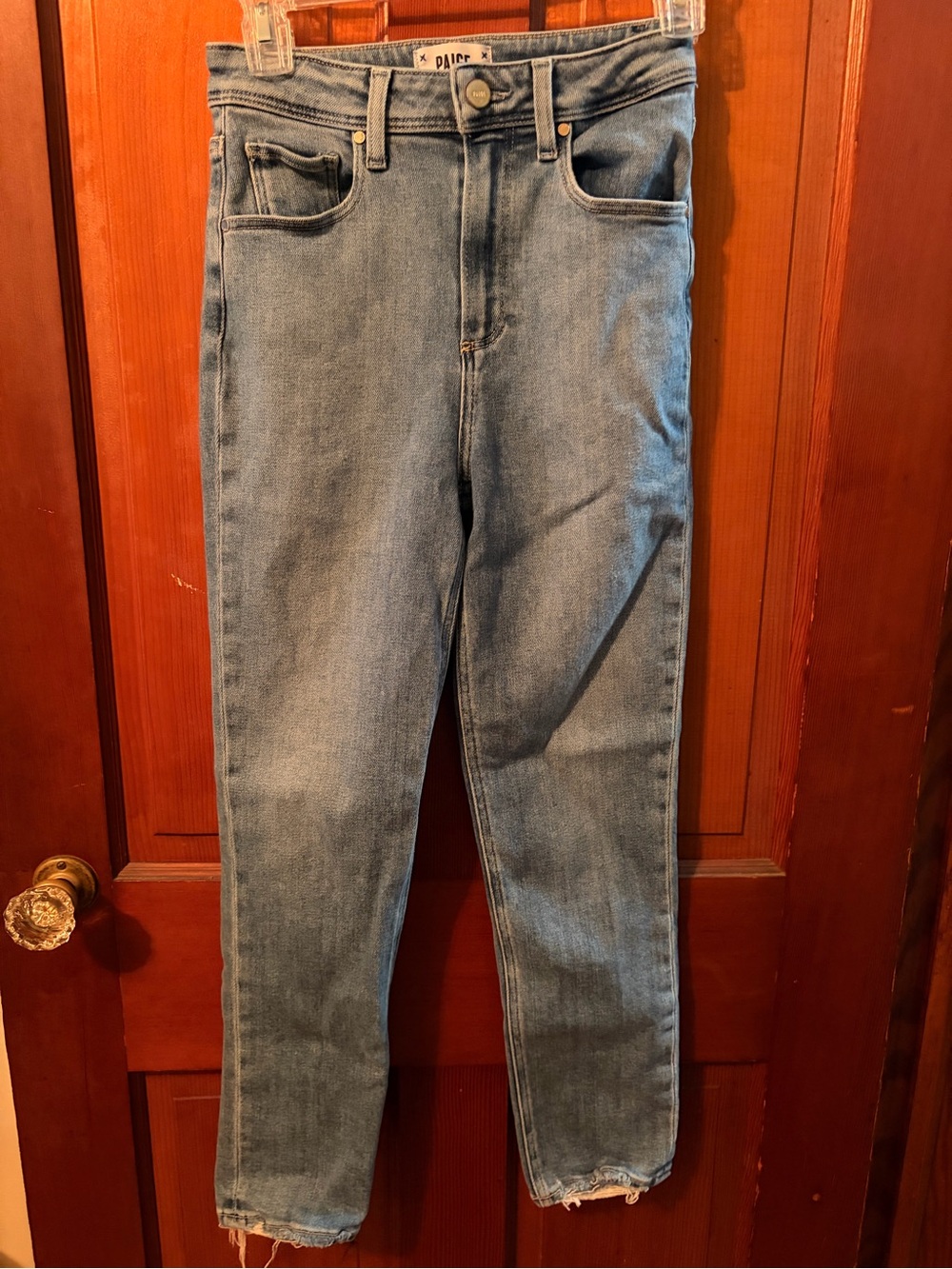 PAIGE Sarah Slim jeans - mid wash denim